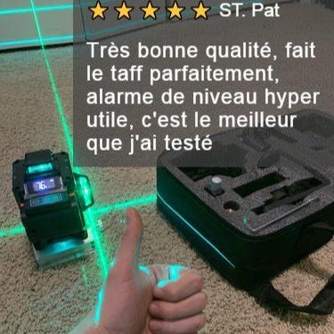 Lot - Perche sol/plafond 4m + Trépied 150cm + Kit Laser