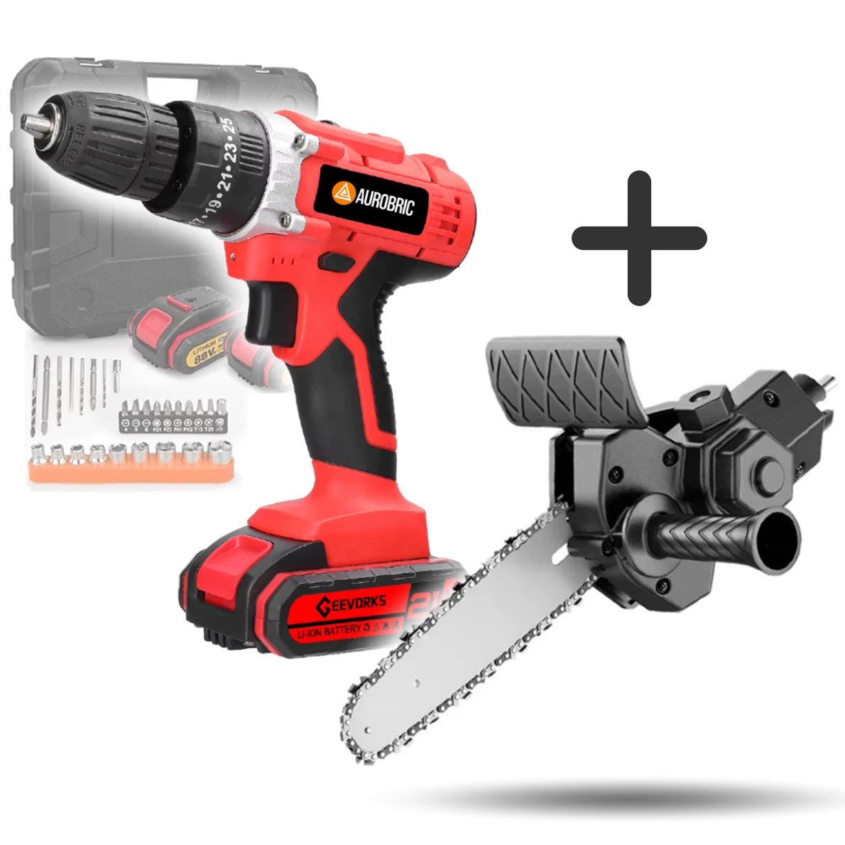 Perceuse électrique sans fil 3-EN-1 21V