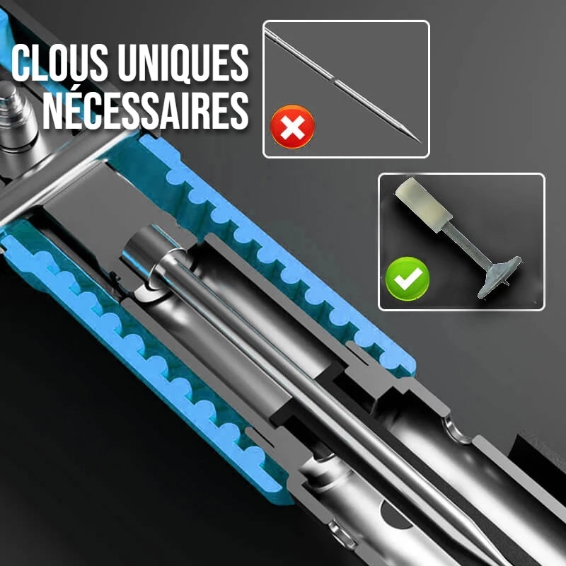 Pistolet cloueur en acier