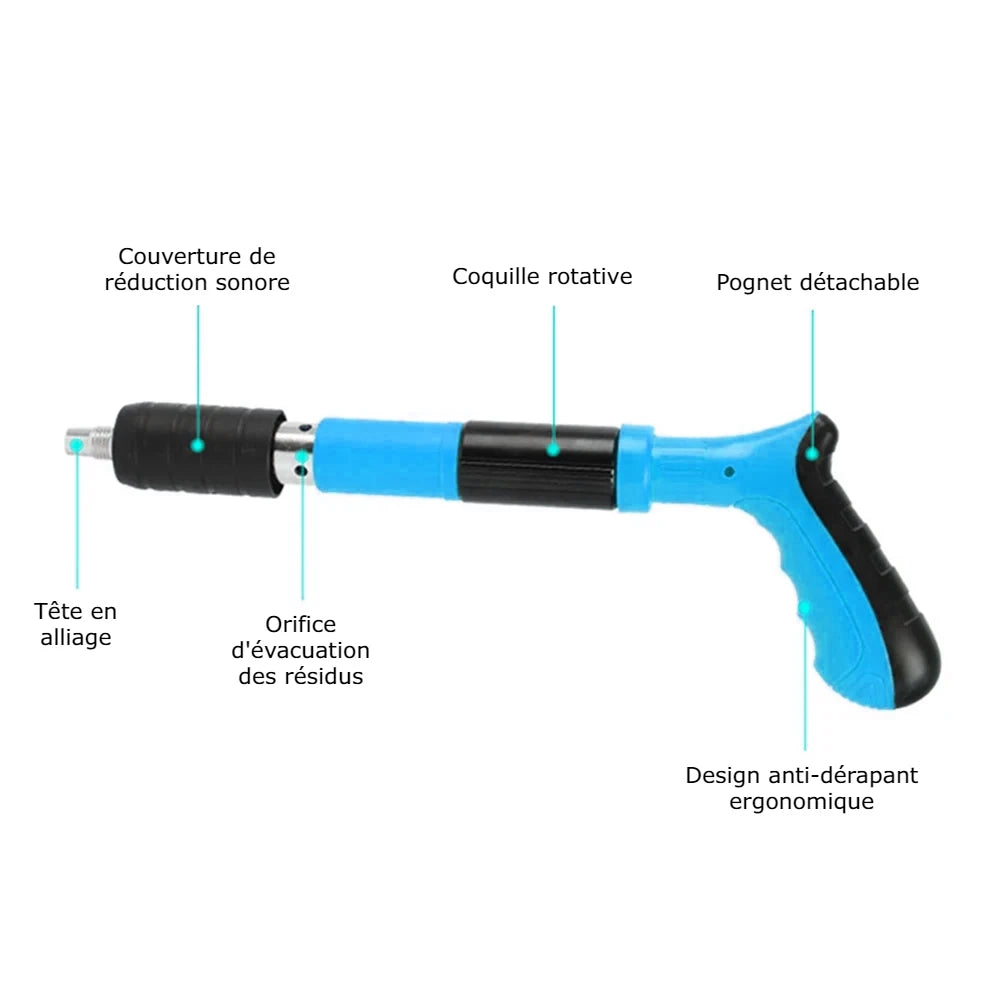 Pistolet cloueur en acier