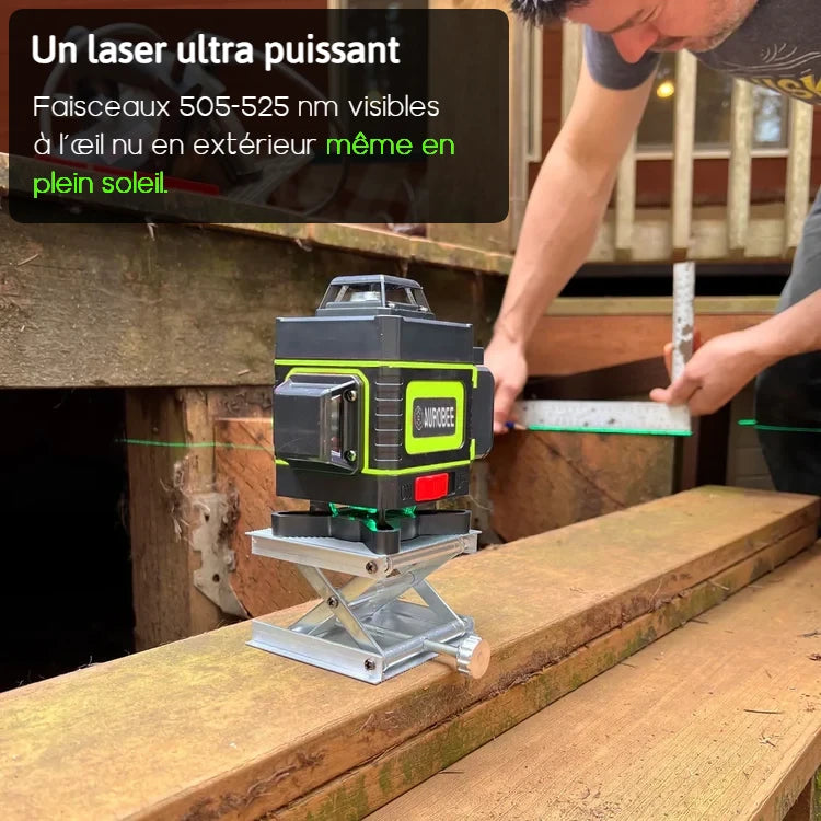 Lot - Perche sol/plafond 4m + Trépied 150cm + Kit Laser