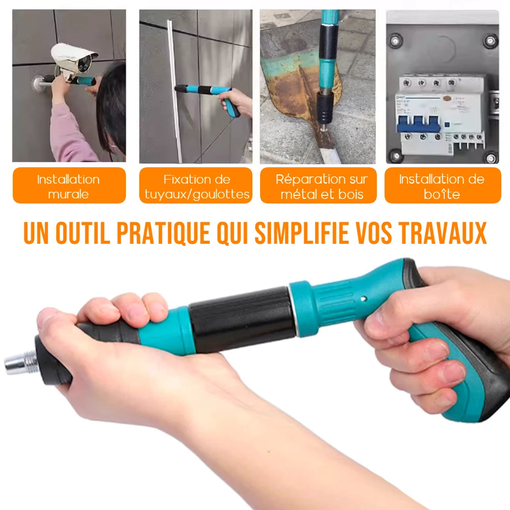 Pistolet cloueur en acier