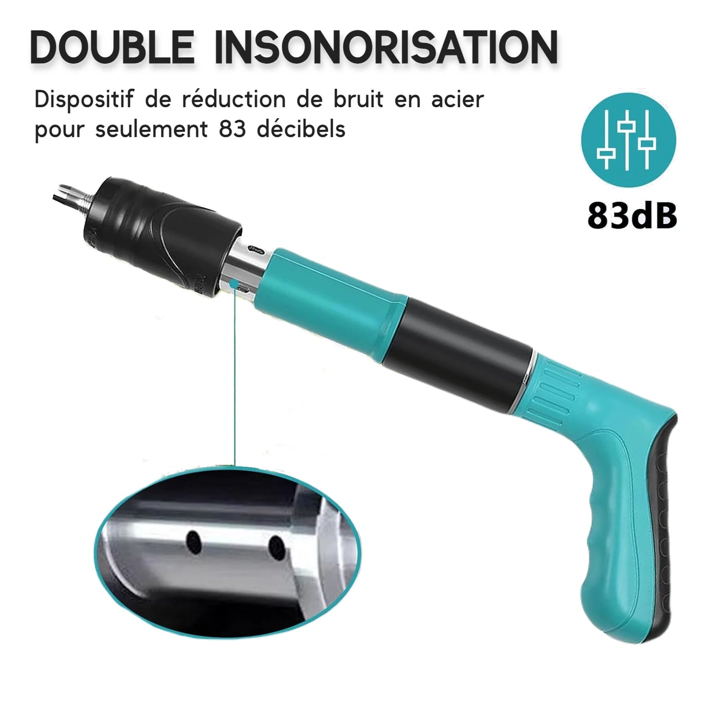 Pistolet cloueur en acier