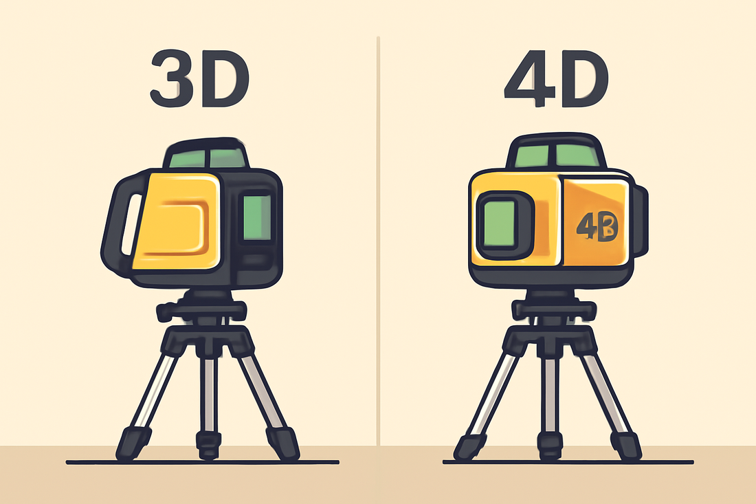 Niveau laser 4D vs 3D : lequel choisir pour vos chantiers en 2026 ?