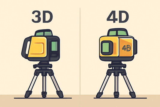 Niveau laser 4D vs 3D : lequel choisir pour vos chantiers en 2026 ?