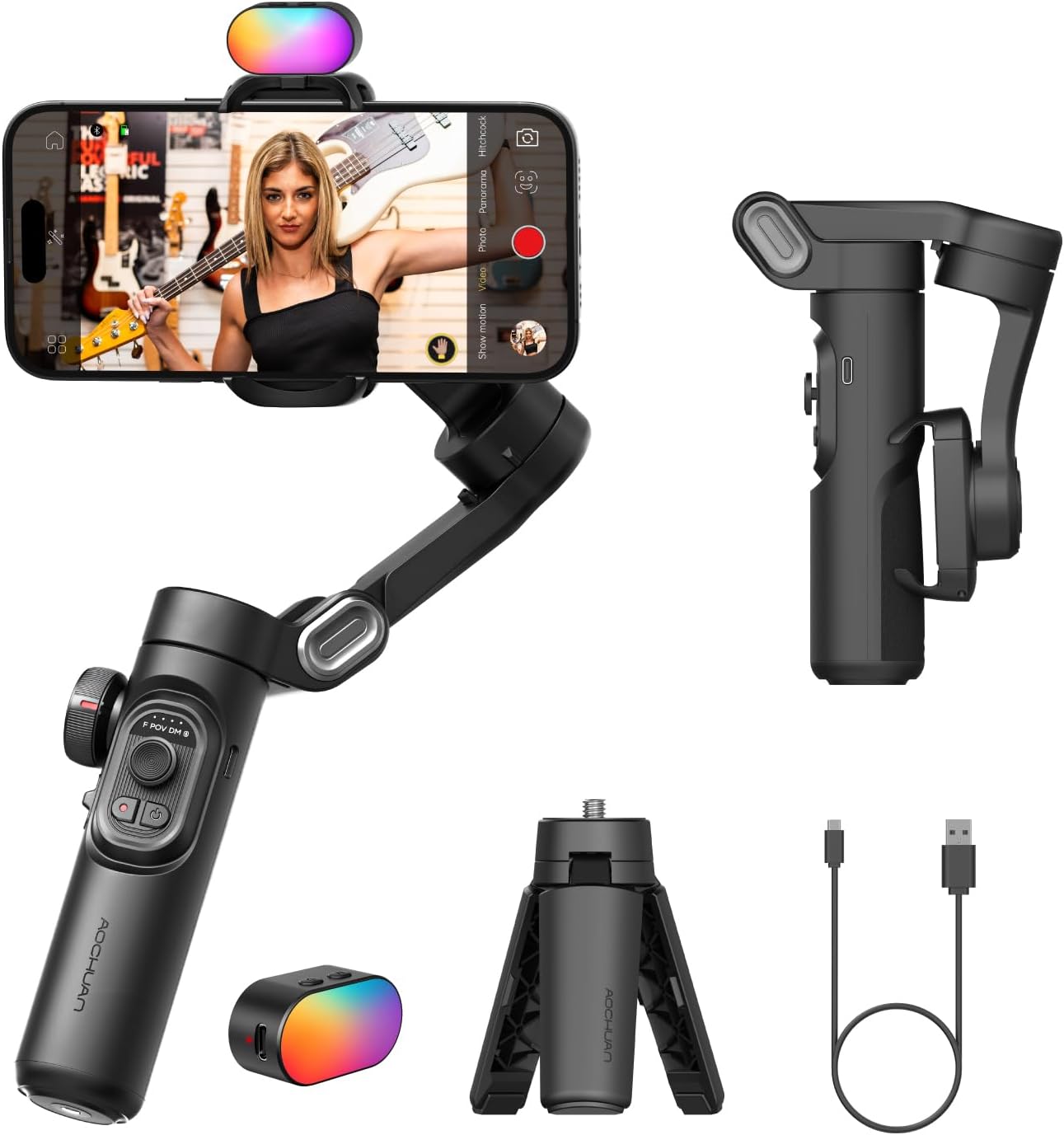 Stabilisateur Gimbal 3 axes pour smartphone