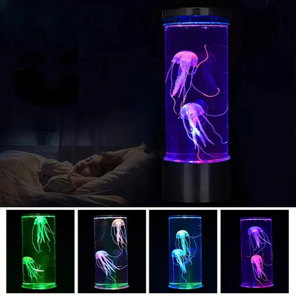 MÉDUSE Lampe Méduse LED Changeante - Lampe de Nuit USB/Piles - Cadeau Enfant - Déco Chambre d’Anniversaire