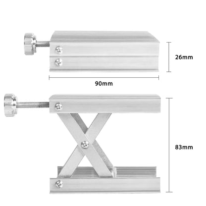 Plateforme élévatrice 90x90 mm pour niveau laser — Support de levage réglable universel pour niveau laser