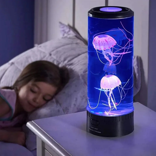 MÉDUSE Lampe Méduse LED Changeante - Lampe de Nuit USB/Piles - Cadeau Enfant - Déco Chambre d’Anniversaire