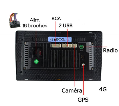 Autoradio 2 DIN universel 9" | 10" - Carplay & Android Auto NEXBEE®