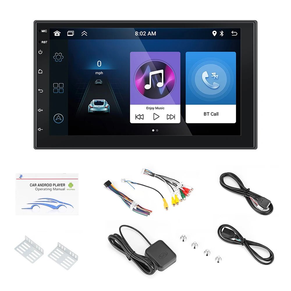 Autoradio™ - 2 DIN Universelle Carplay & Android auto GPS WiFi HD 7" - Aurobee Gearelec smartphone photographie len lens