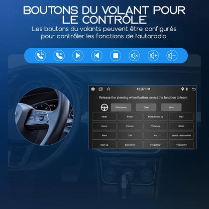 Autoradio™ - 2 DIN Universelle Carplay & Android auto GPS WiFi HD 7" - Aurobee Gearelec smartphone photographie len lens