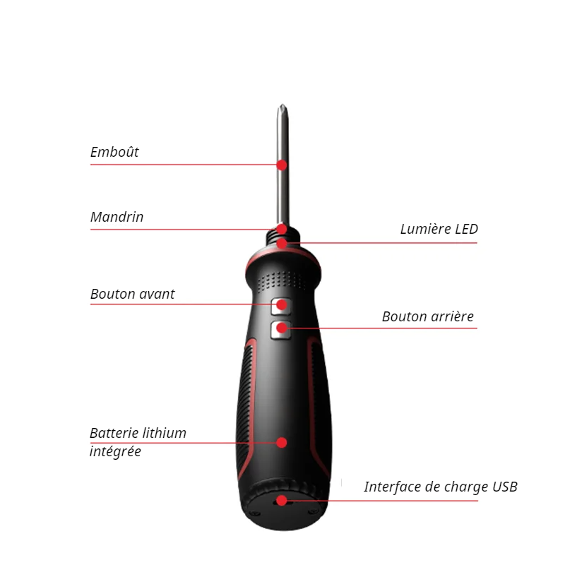 Tournevis-perceuse électrique multifonctions | 41 en 1, sans fil