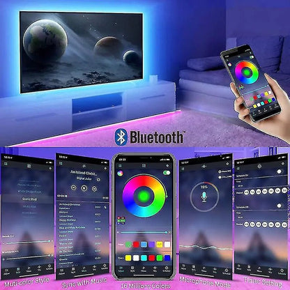 Bande LED RGB Bluetooth & Télécommande USB - Aurobee aurobee smartphone photographie len lens