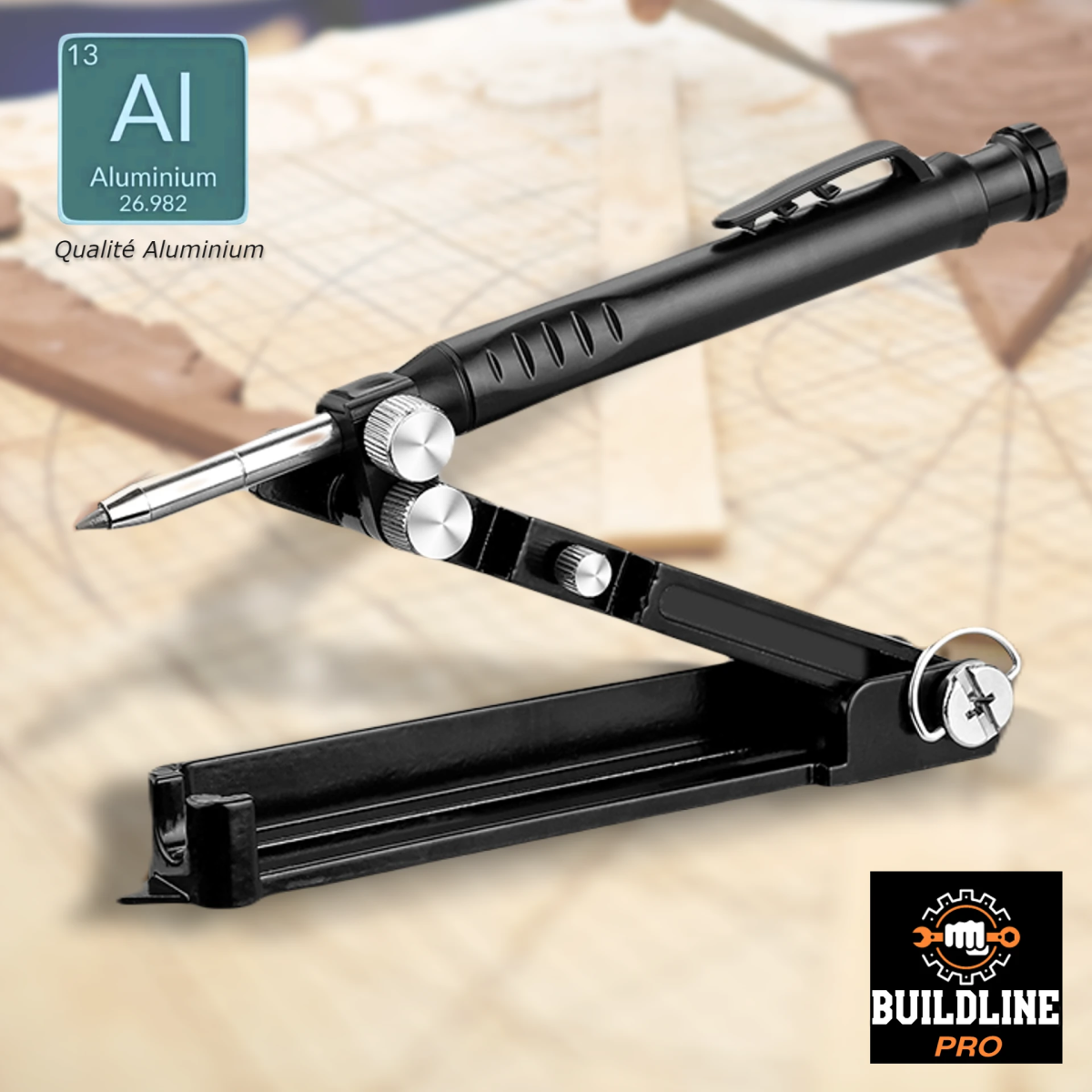 BuildLine Pro™ -Outil de traçage construction multi-fonction - Aurobee Aurobee smartphone photographie len lens