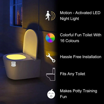 Capteur LED pour toilettes 16 couleurs - Aurobee Aurobee smartphone photographie len lens