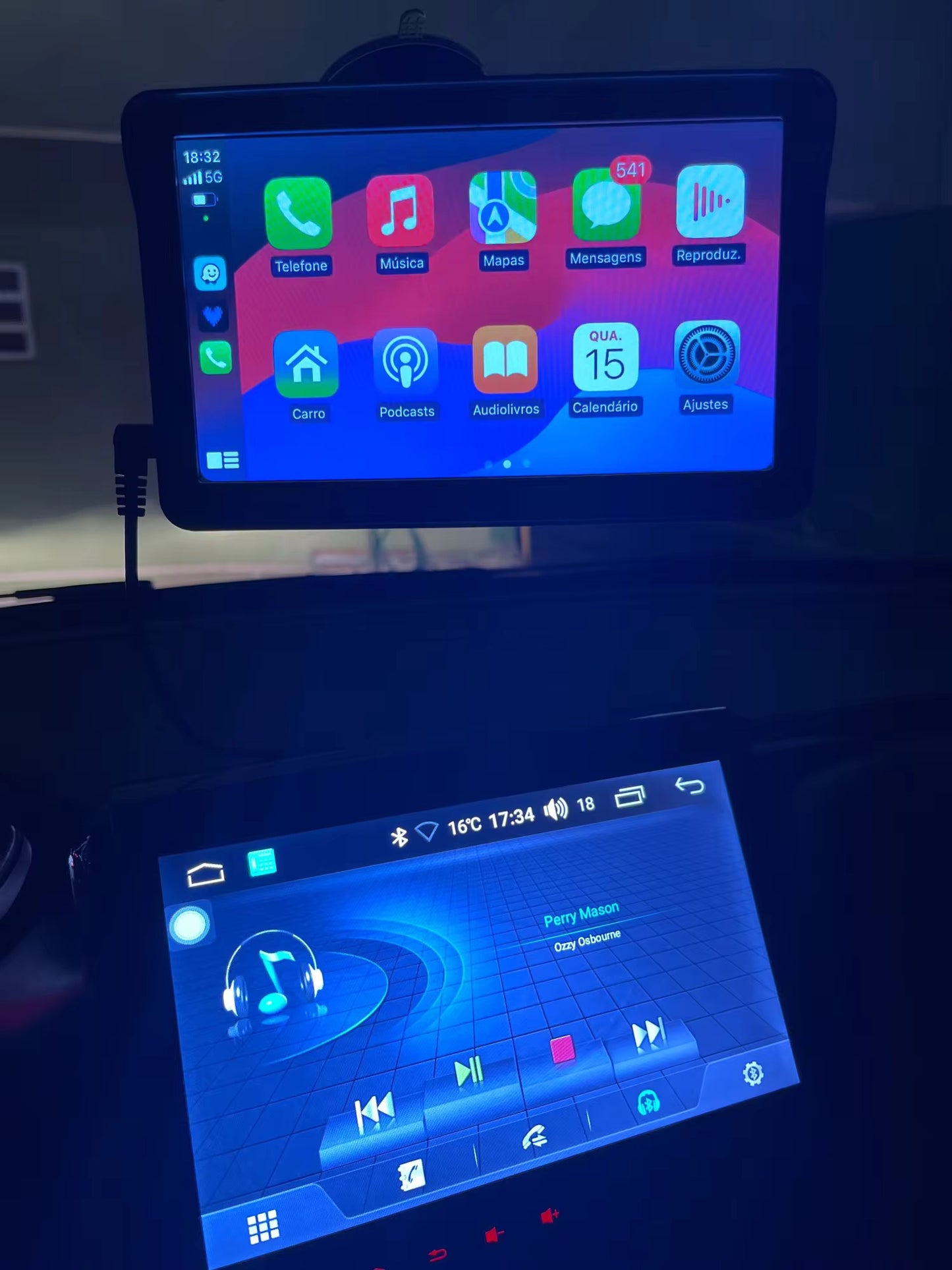 Autoradio universel sans fil Carplay Android auto - Carlyte®