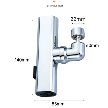 Adaptateur universel de robinet 3 en 1 - Rotation 360°