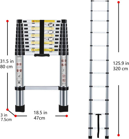 Échelle pro télescopique emboîtable 3,2M RAYMOND®