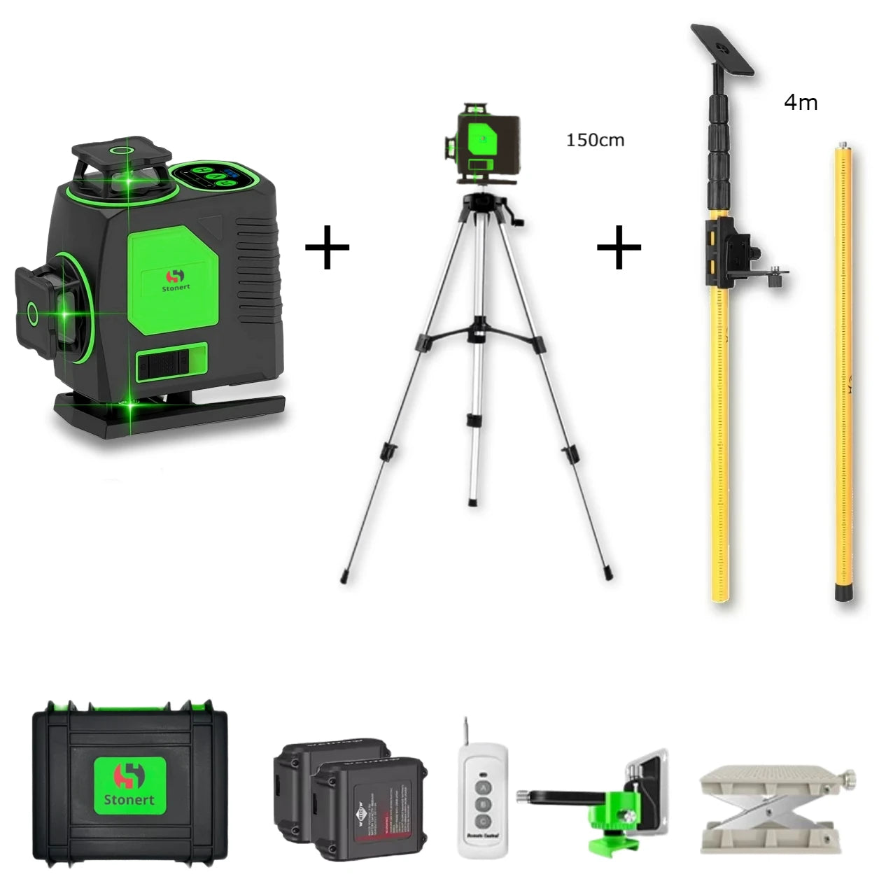 STONERT® - Niveau Laser 16 lignes Pro résistant aux chutes