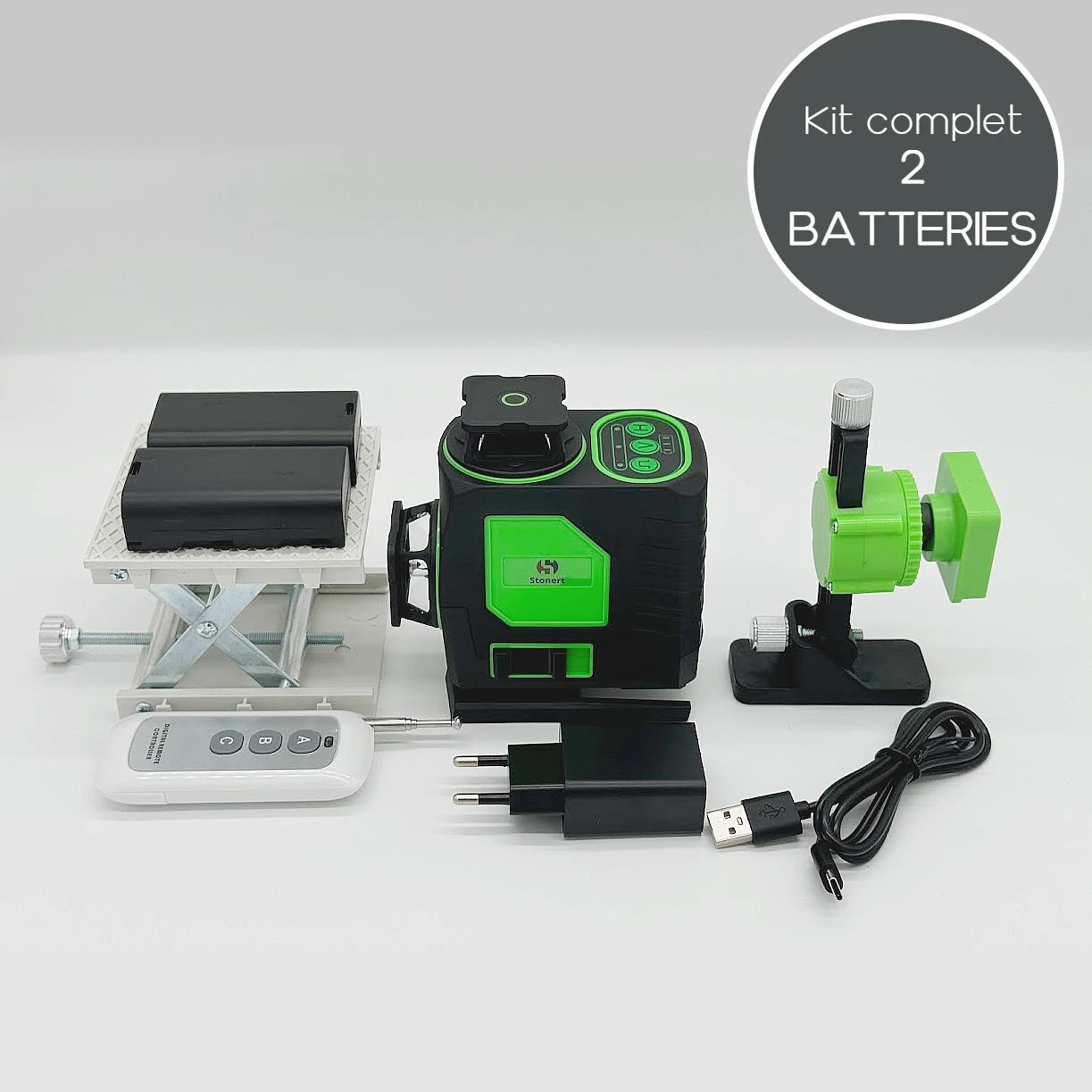 STONERT® - Niveau Laser 16 lignes Pro résistant aux chutes