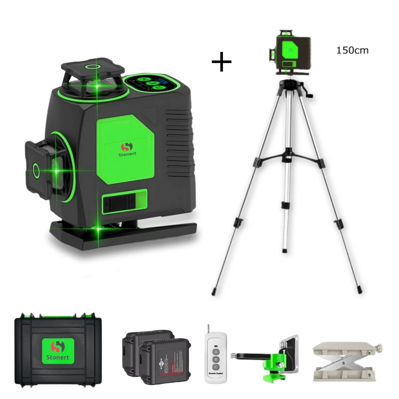 STONERT® - Niveau Laser 16 lignes Pro résistant aux chutes