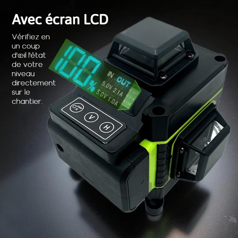 Niveau laser professionnel haute précision | 16L4D360 AUROBEE®