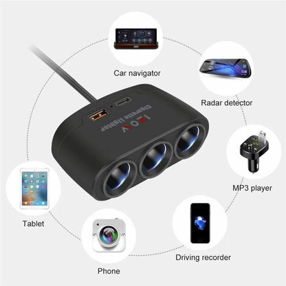 Multiprise USB allume cigare pour rétroviseur Innauto® 12V 24V - Aurobee Aurobee smartphone photographie len lens