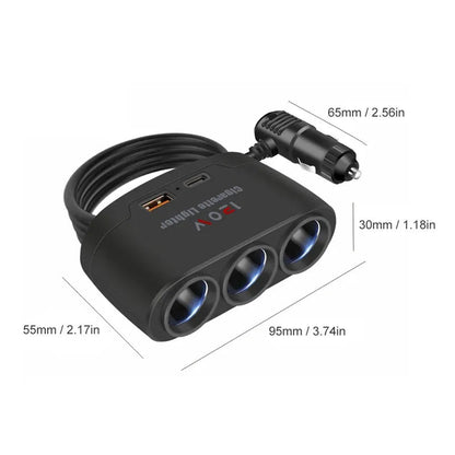 Multiprise USB allume cigare pour rétroviseur Innauto® 12V 24V - Aurobee Aurobee smartphone photographie len lens