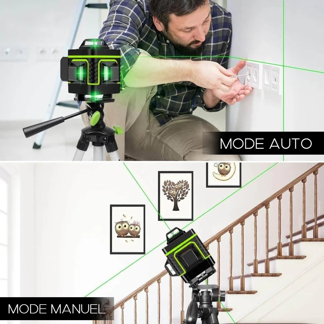 Niveau laser professionnel haute précision | 16L4D360 AUROBEE®