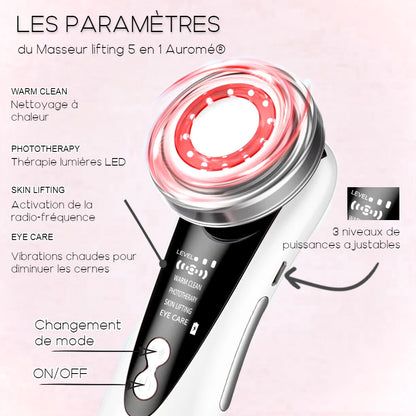 Masseur photothérapie LED - chauffant 5 en 1 | Auromé®