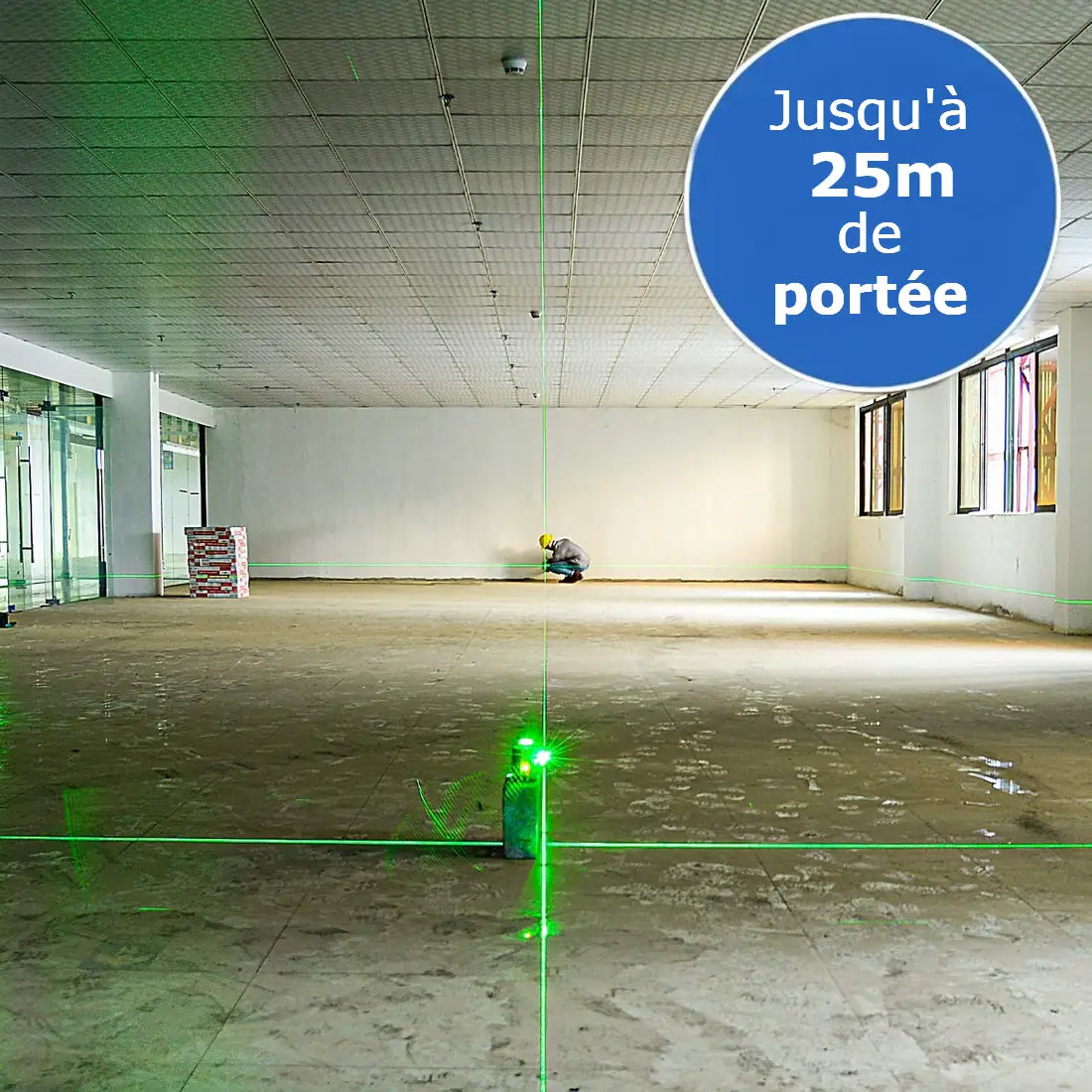 Niveau Laser rotatif 360° autonivelant