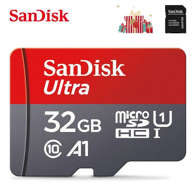 SanDisk Carte mémoire micro SD 32, 64, 128, 256, 512GB - Aurobee Aurobee smartphone photographie len lens