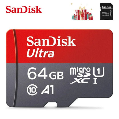 SanDisk Carte mémoire micro SD 32, 64, 128, 256, 512GB - Aurobee Aurobee smartphone photographie len lens