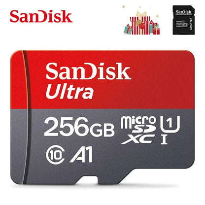 SanDisk Carte mémoire micro SD 32, 64, 128, 256, 512GB - Aurobee Aurobee smartphone photographie len lens